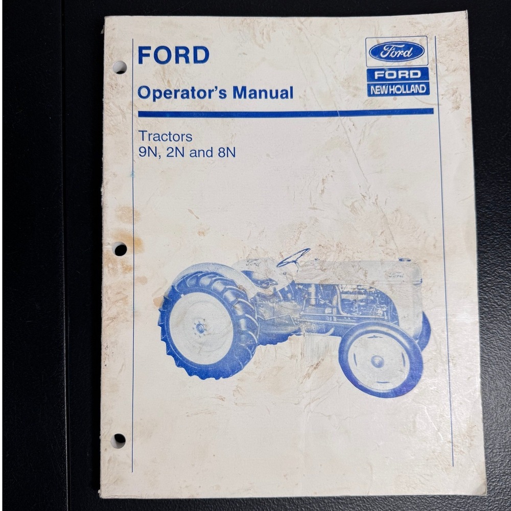 Vintage Ford Tractor Operator's Manual 9N 2N 8N‎ 1952 Ford Motor Company Repair